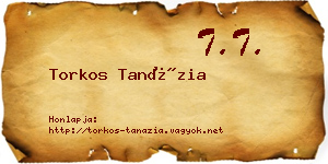 Torkos Tanázia névjegykártya